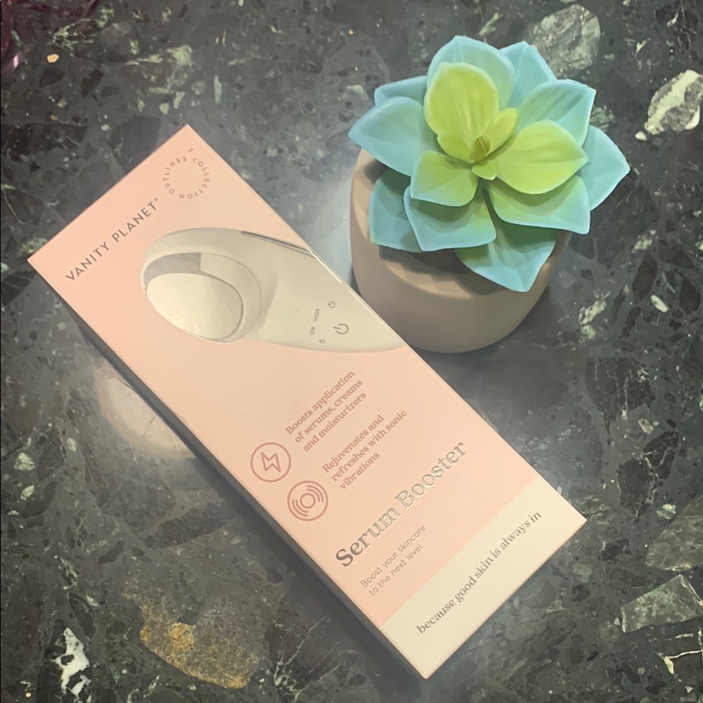 🌹VANITY PLANET Serum Booster Gentle Facial Sonic Massager •